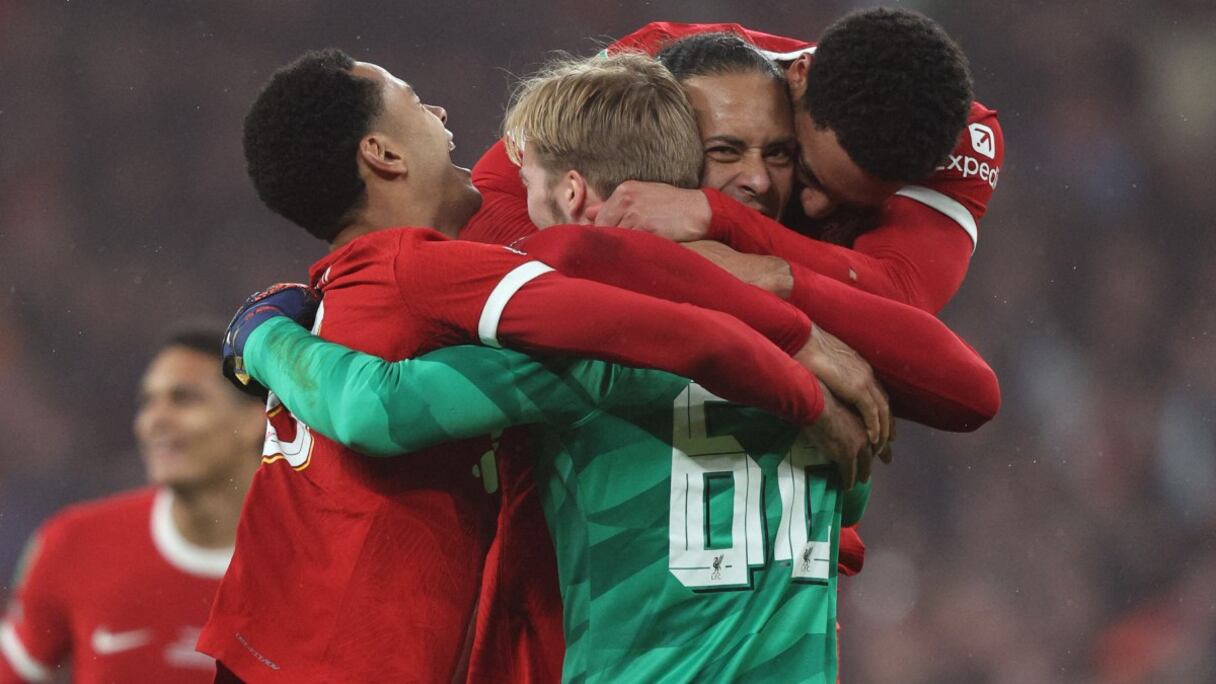 Les joueurs de Liverpool.