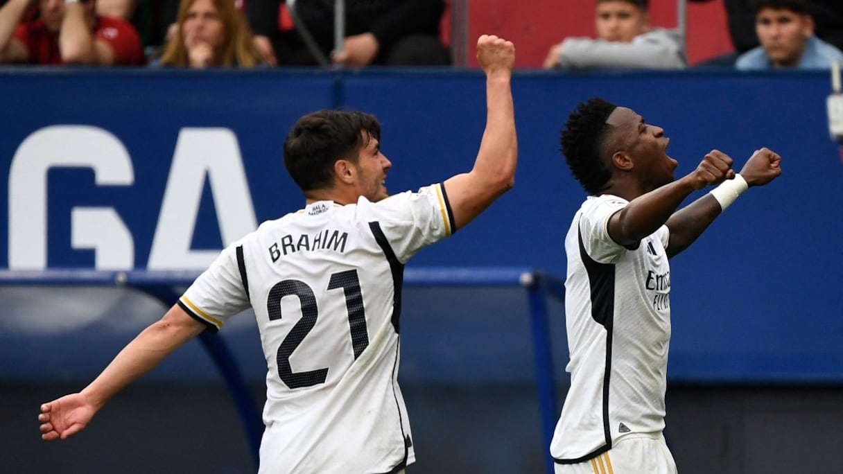 Brahim Diaz et Vinícius Jr.