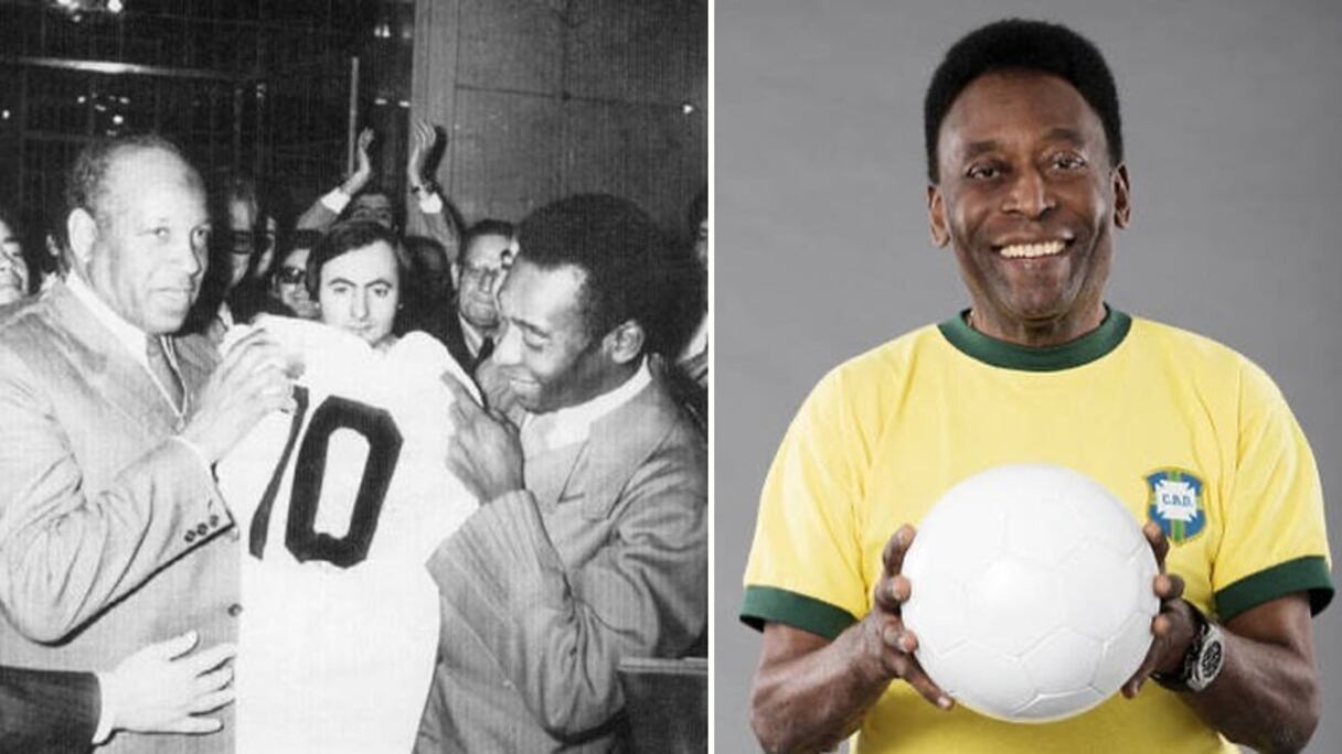 Feus Pelé et Larbi Ben Barek.