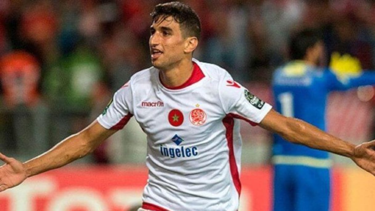 Walid El Karti, meneur de jeu polyvalent du Wydad.