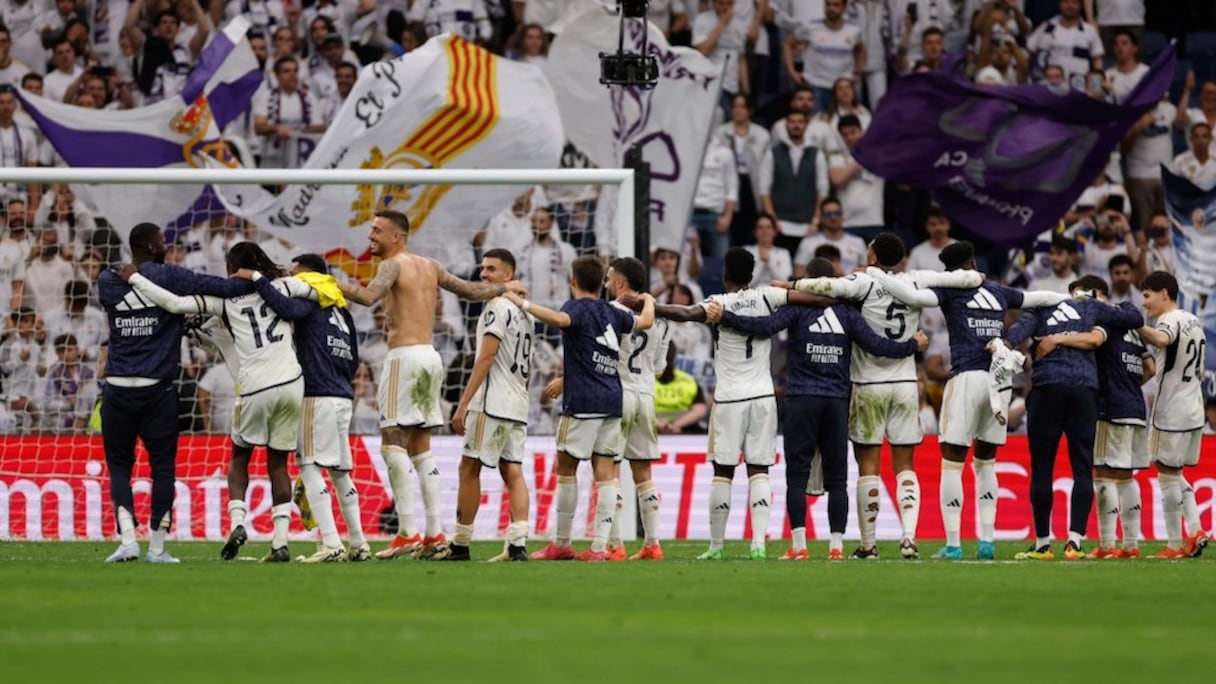 Les joueurs du Real Madrid.