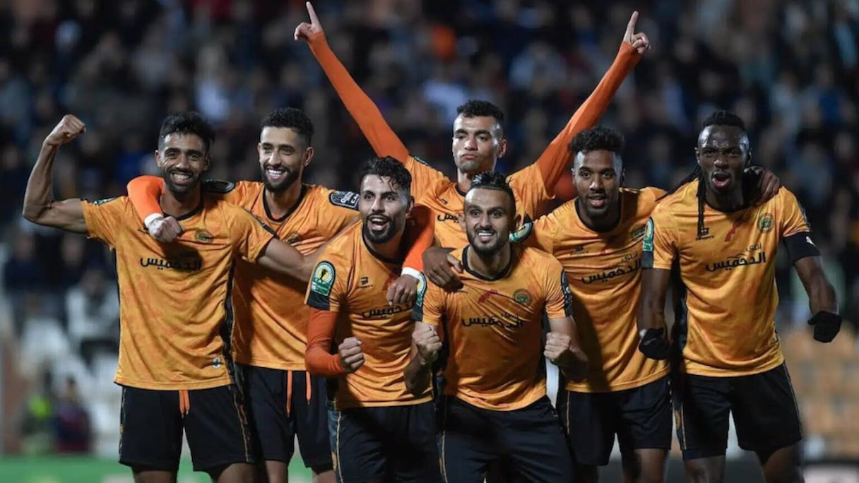 Les joueurs de la Renaissance sportive de Berkane.