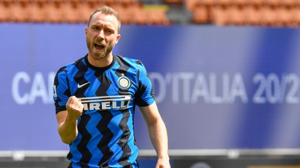 Christian Eriksen sous ls couleurs de l'Inter Milan.