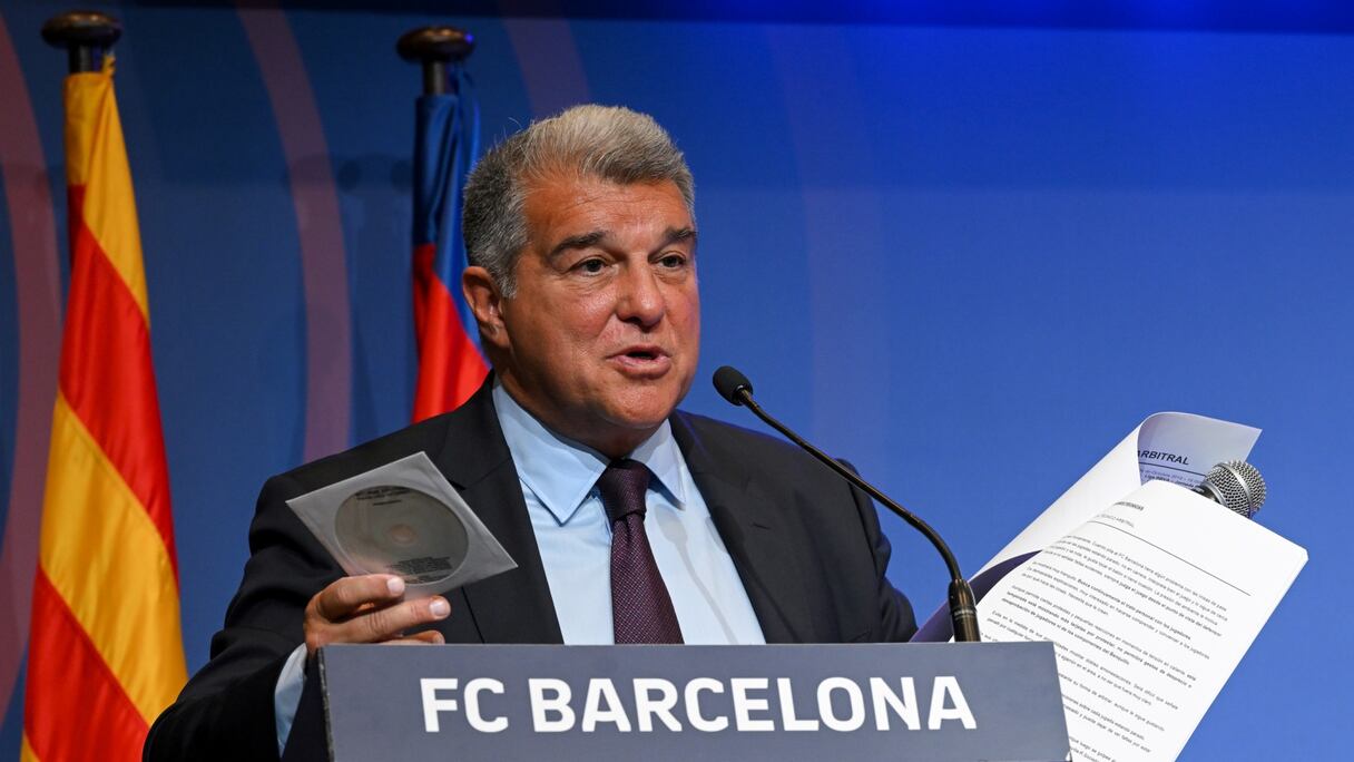 Joan Laporta, président du FC Bacelone