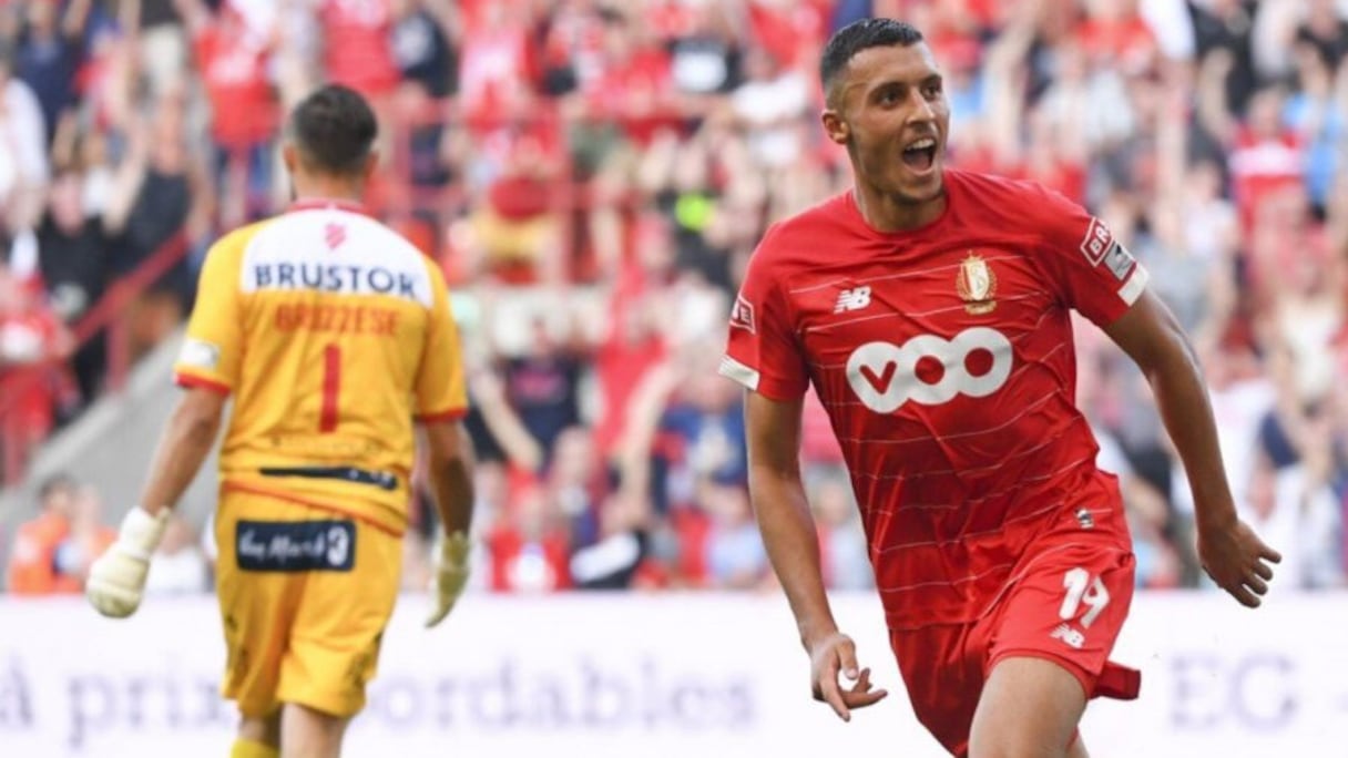 Selim Amallah sous les couleurs du Standard de Liège.