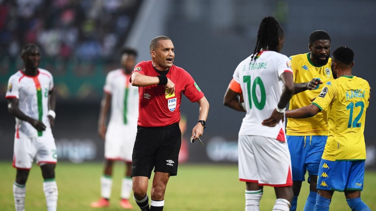 L’arbitre marocain Redouane Jiyed.
