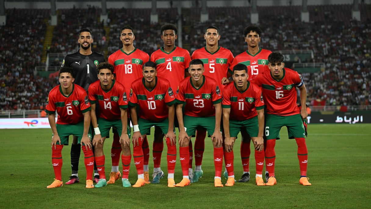 Les Lionceaux de l'Atlas U23 en CAN 2023.
