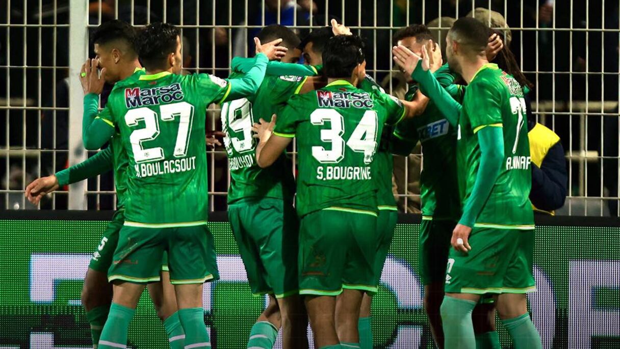 Les joueurs du Raja.