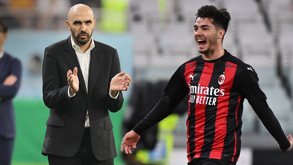 Walid Regragui et Brahim Diaz.