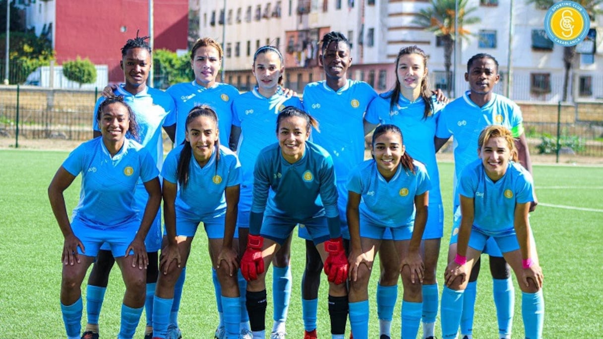 La formation féminine du Sporting Club Casablanca