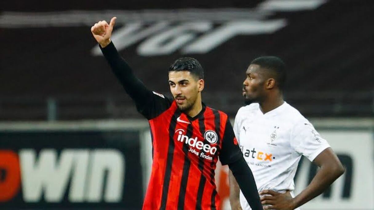 Aymen Barkok (Eintracht Francfort).
