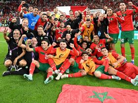 La joie des Lions de l'Atlas après la qualification en demi-finale du Mondial 2022.