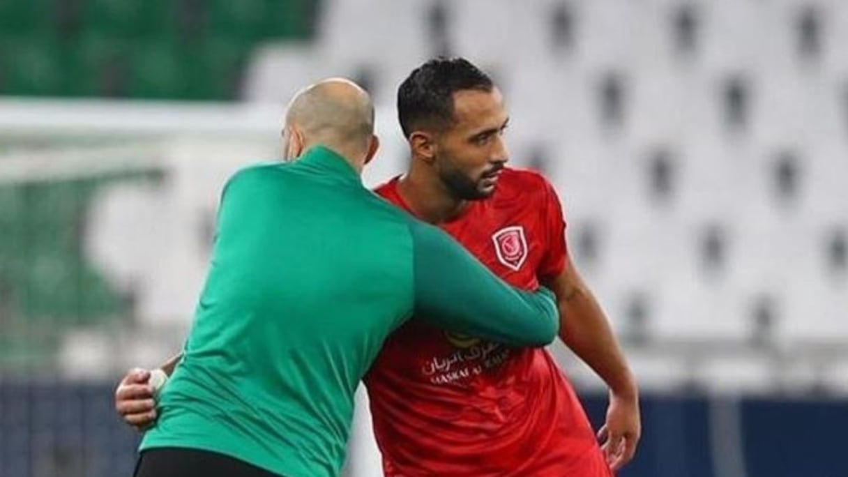 Walid Regragui et Medhi Benatia.