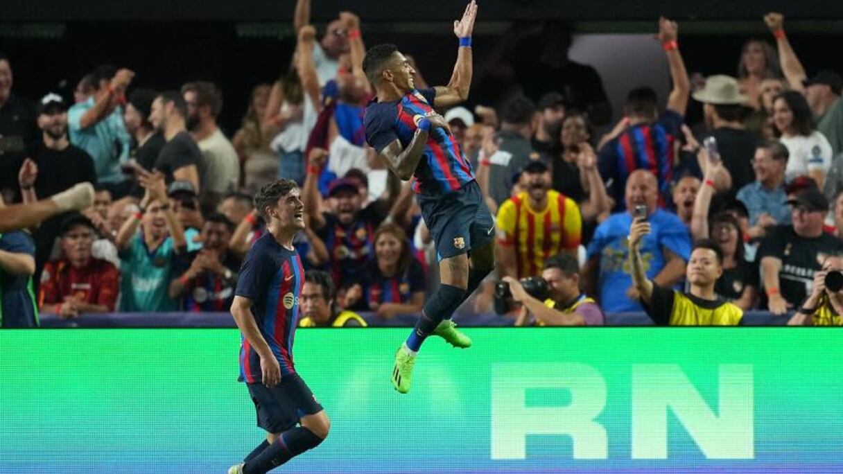 Raphinha, l'international brésilien du Barça.