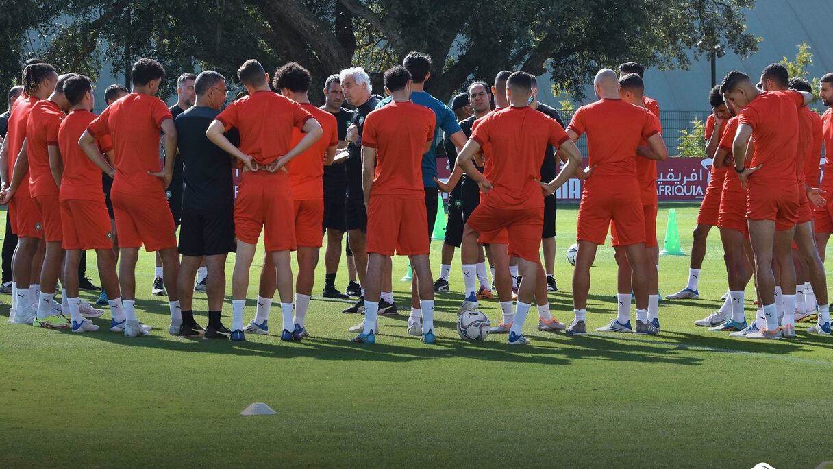 Les Lions de l'Atlas en préparation pour les éliminatoires de la CAN 2023.