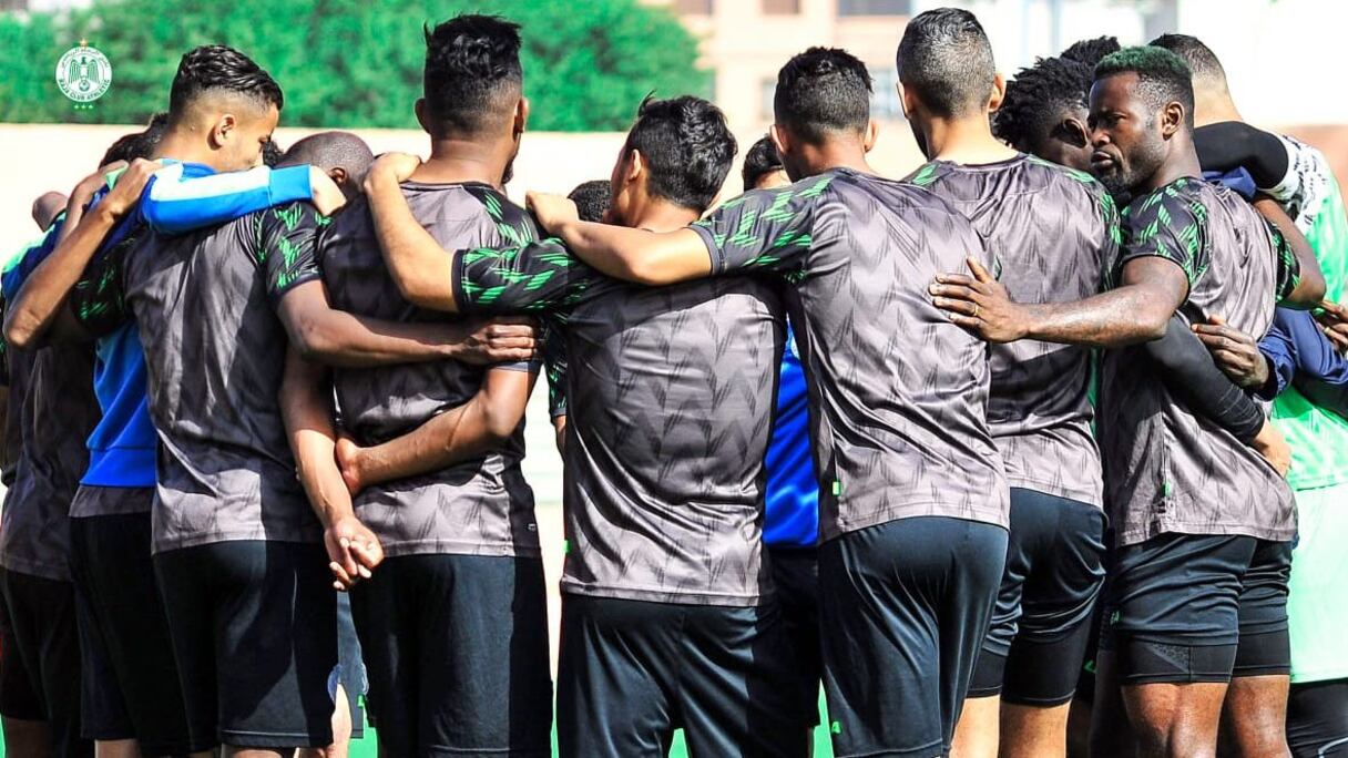 Une séance d'entraînement du Wydad de Casablanca au complexe Mohamed Benjelloun.