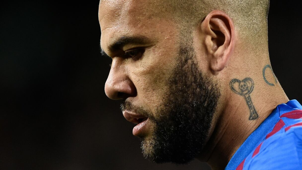 Le footballeur brésilien Dani Alves.