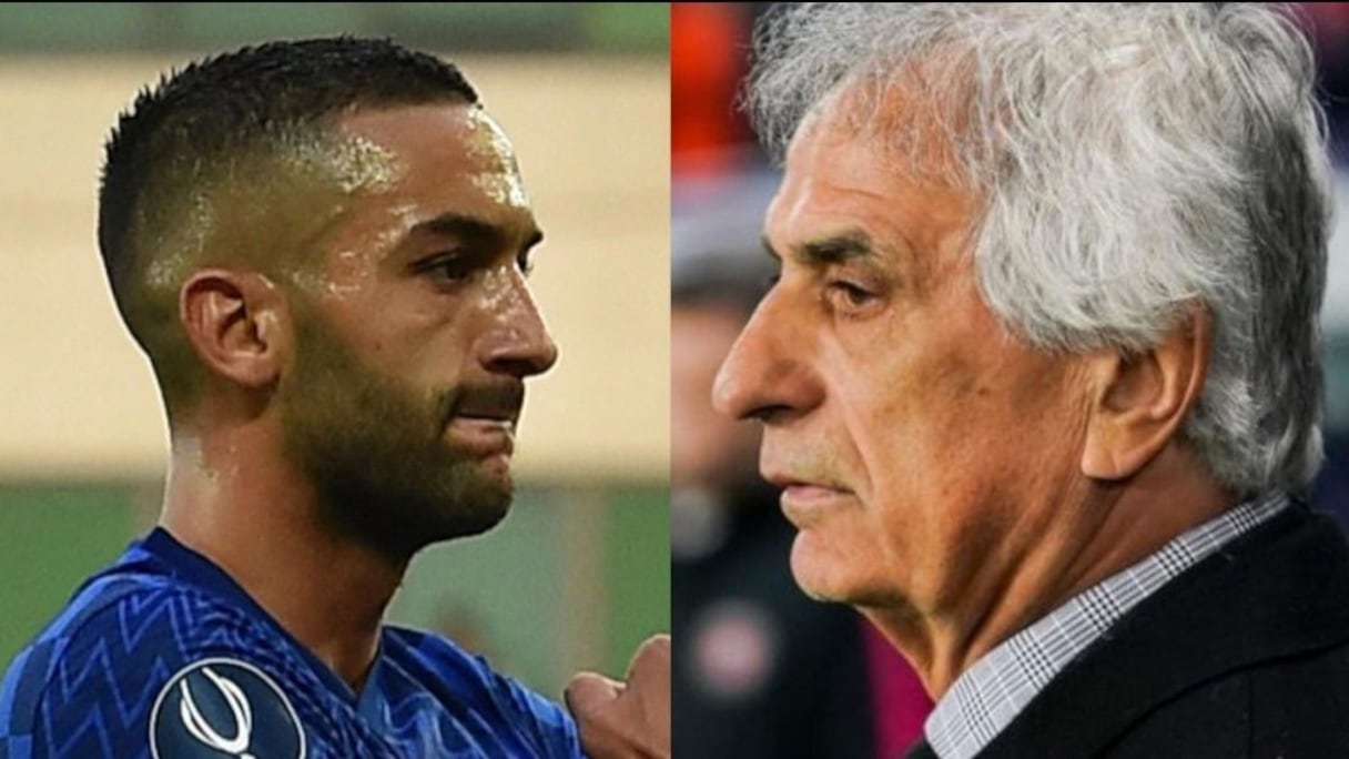 Hakim Ziyech et Vahid Halilhodzic.