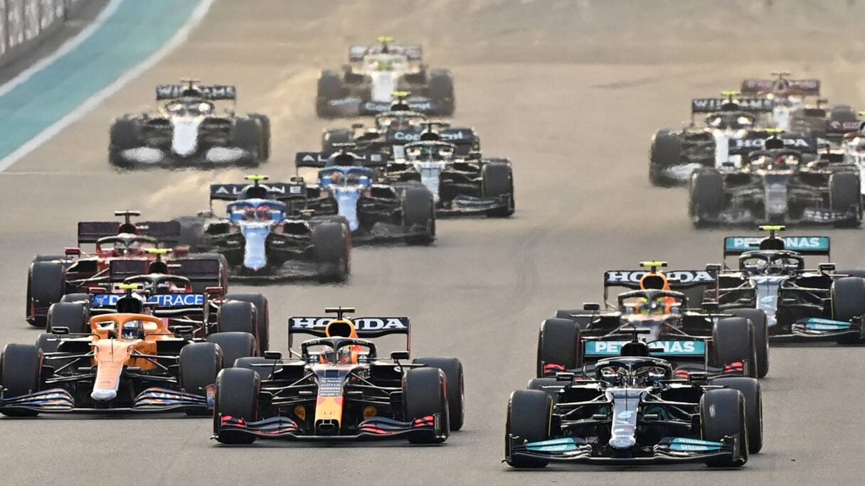 Une course de Formule 1.