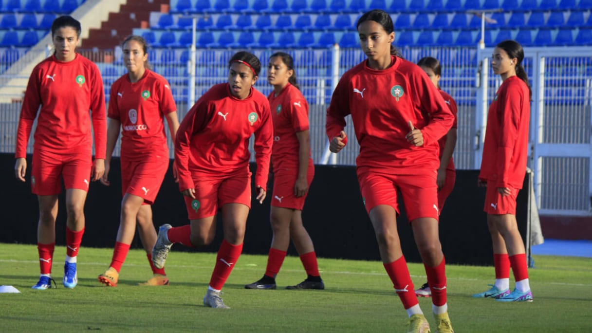 Les Lioncelles de l’Atlas U20 en préparation.