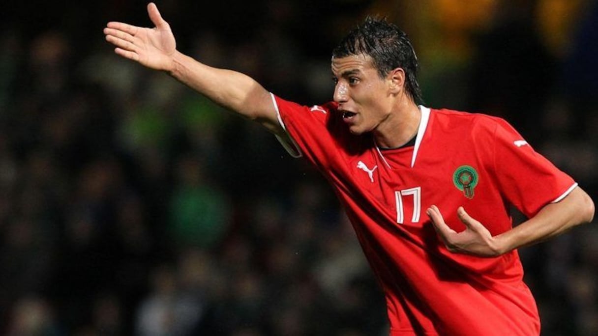 Marouane Chamakh, alors sous les couleurs du Maroc.