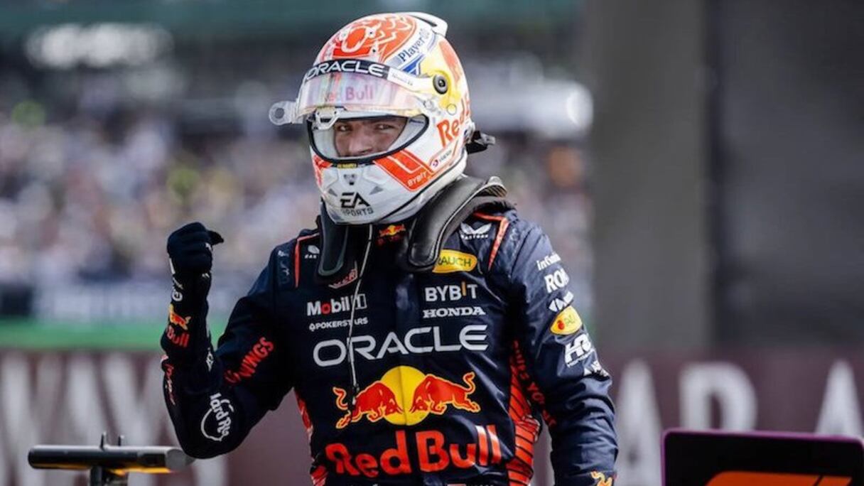 Max Verstappen au GP de Grande-Bretagne à Silverstone.