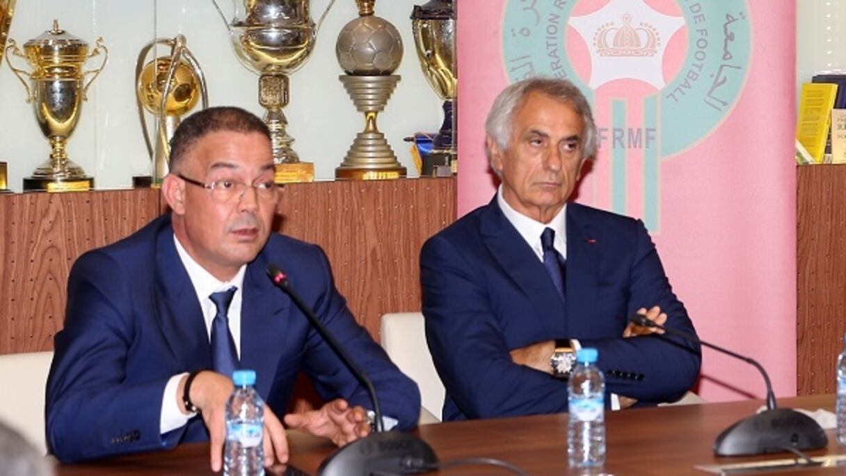 Vahid Halilhorzic et son staff.