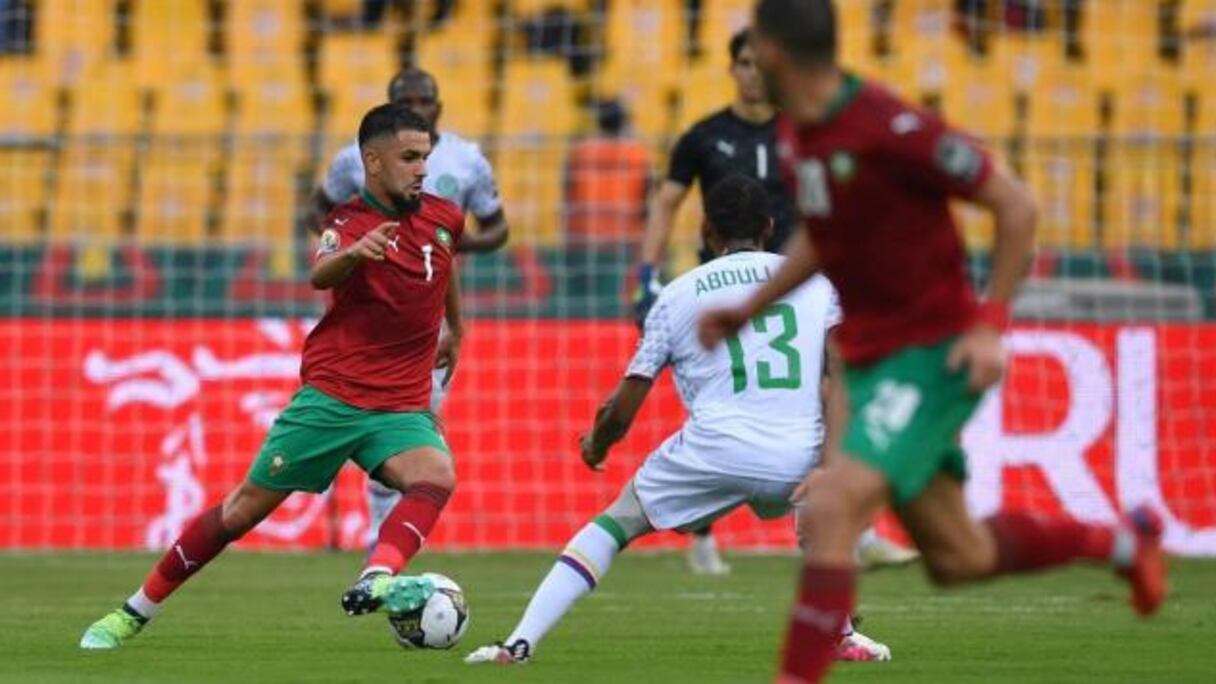 Imrane Louza à l'oeuvre.