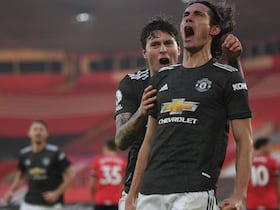 Edinson Cavani fait parler de lui à Manchester United.