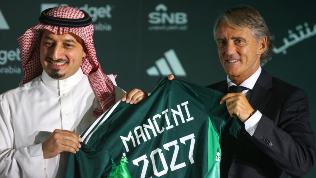 Roberto Mancini, nouveau sélectionneur d'Arabie Saoudite