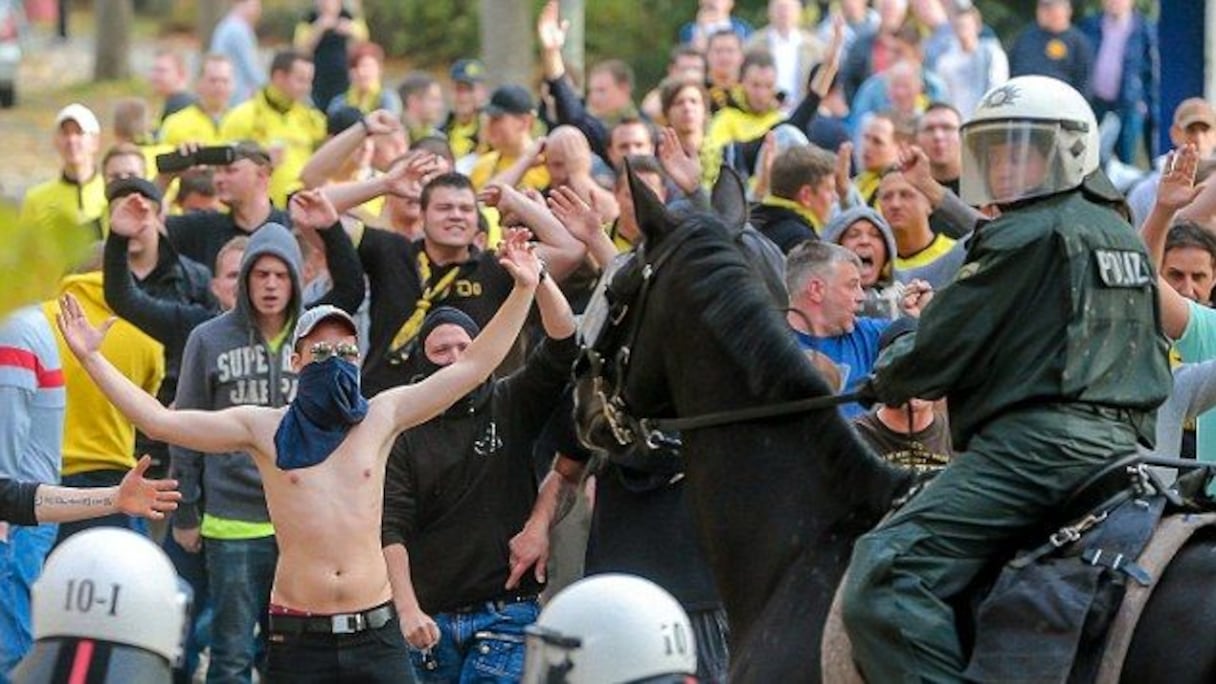 Les fans du Borussia Dortmund.