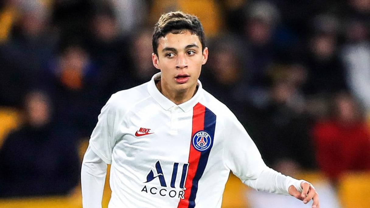 Kays Ruiz-Atil, le jeune footballeur franco-marocain du PSG.