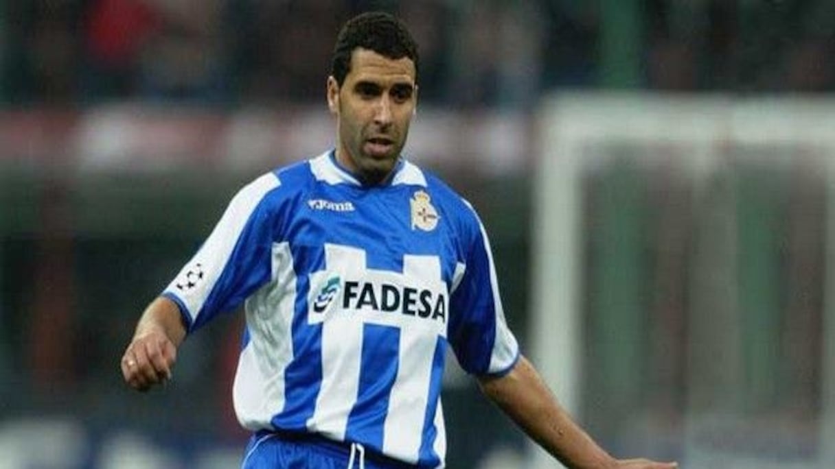 Nourredine Naybet, ancien joueur du Deportivo la Corogne, en Liga.