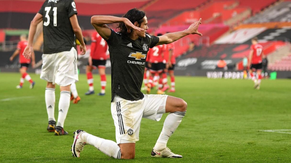 Edinson Cavani fait parler de lui à Manchester United.