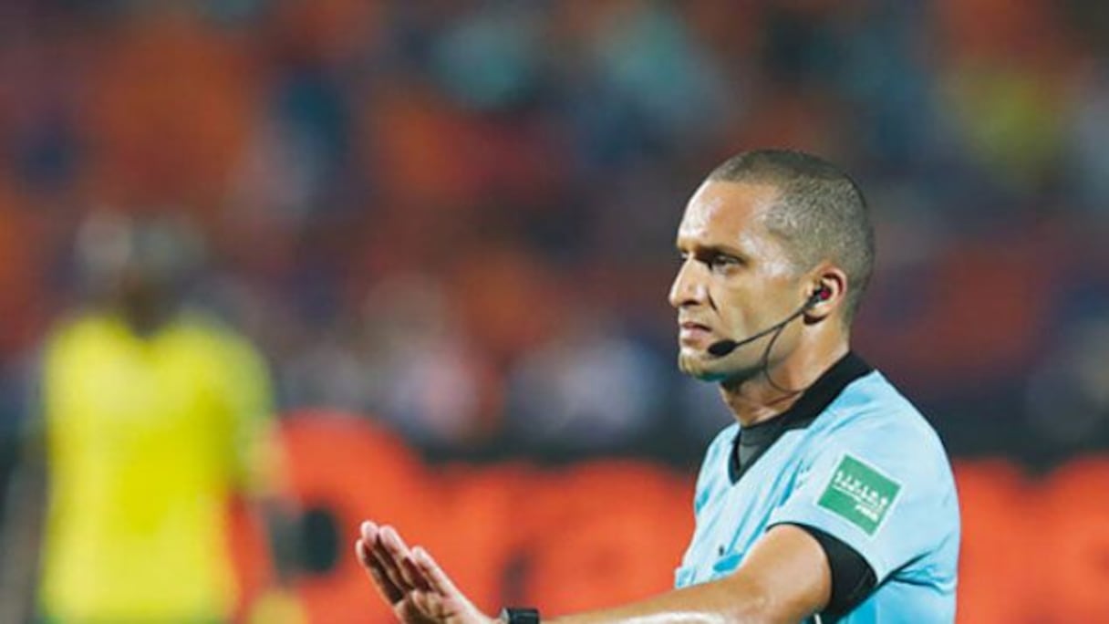 L'arbitre marocain Redouane Jiyed.