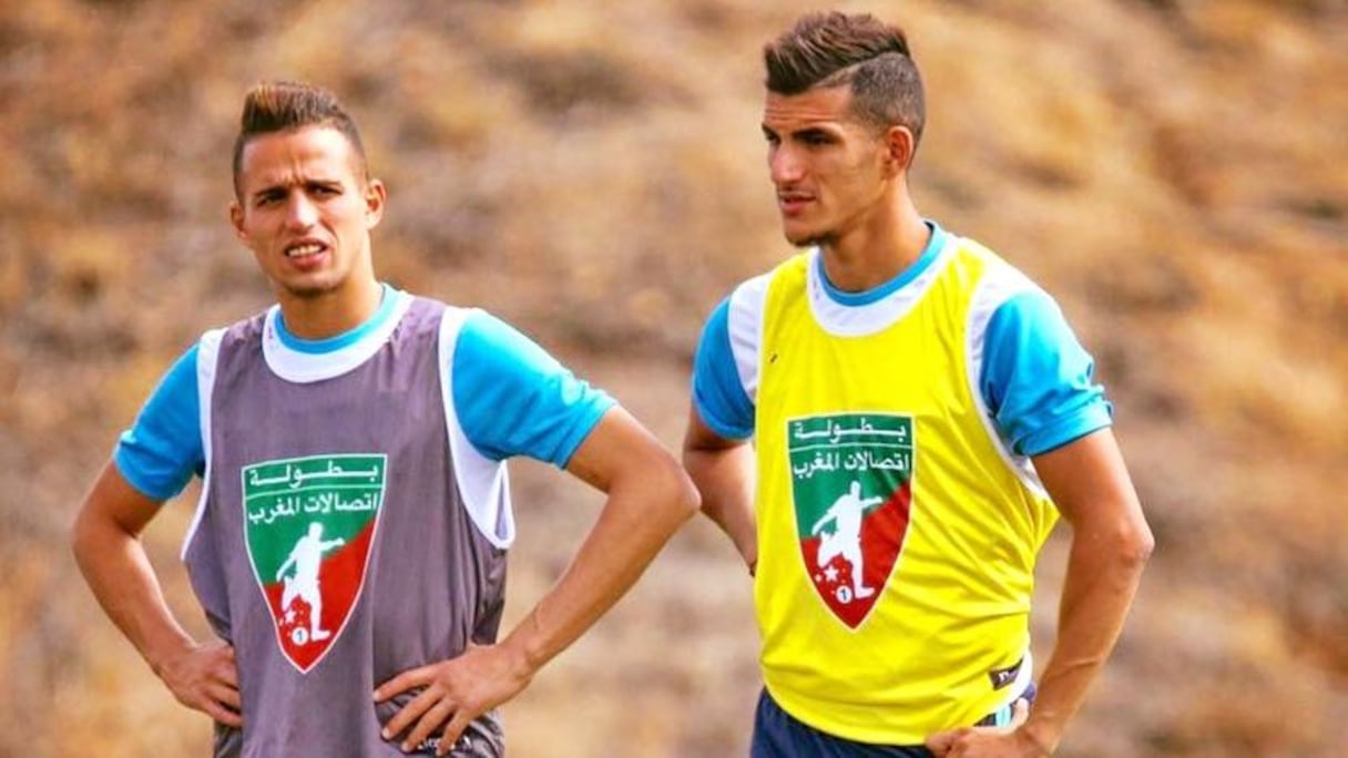 Ahmed Hamoudane et Yahya Boumediene aux entraînements de l'IRT