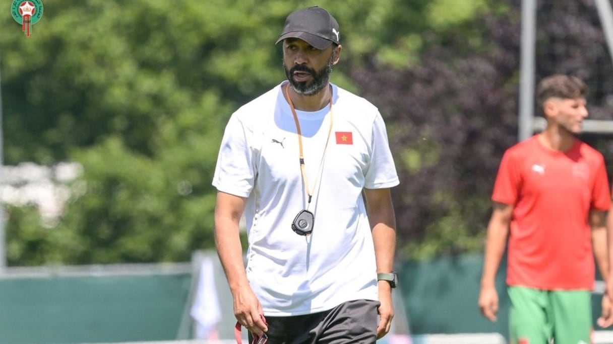 Tarik Sektioui, sélectionneur des Lionceaux de l'Atlas U23.
