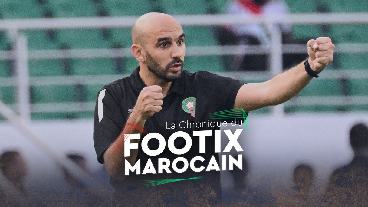 Walid Regragui, sélectionneur des Lions de l'Atlas.