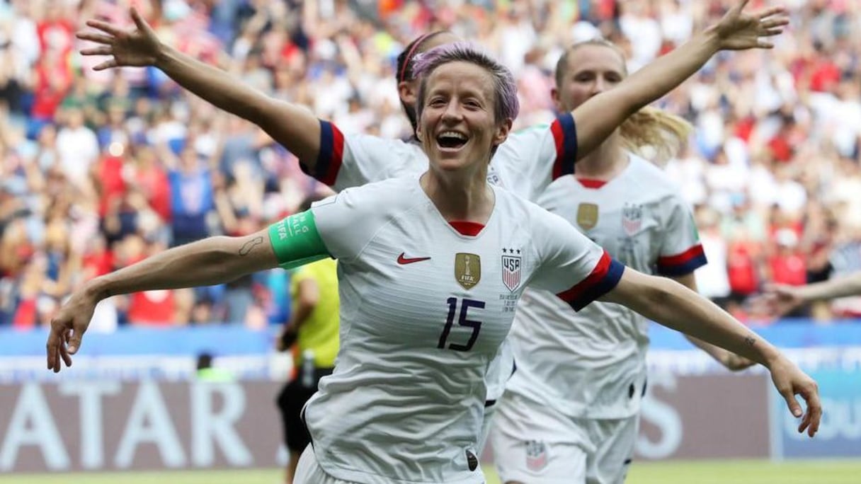 Megan Rapinoe, star de l'équipe américaine de football.