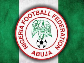 Le logo de la Fédération de football du Nigéria (NFF).