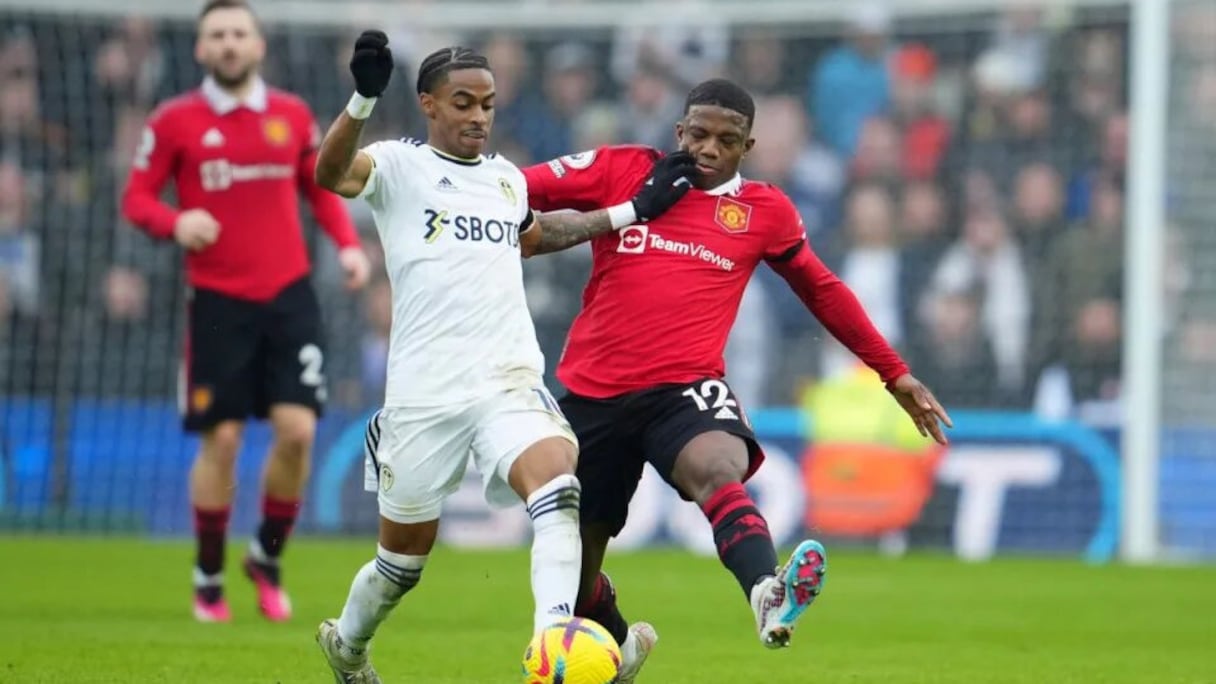 Duel Leeds United-Manchester United, le 12 février 2023.