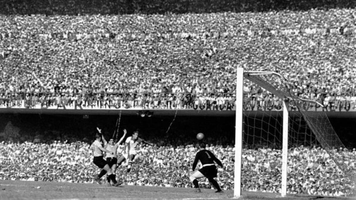 Brésil/Uruguay en finale de la Coupe du monde 1950.