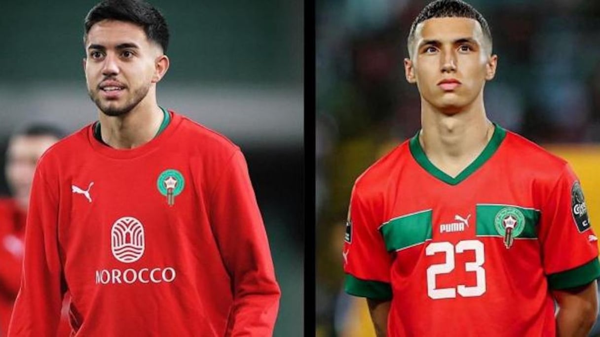 Bilal El Khannouss et Ilias Akhomach.