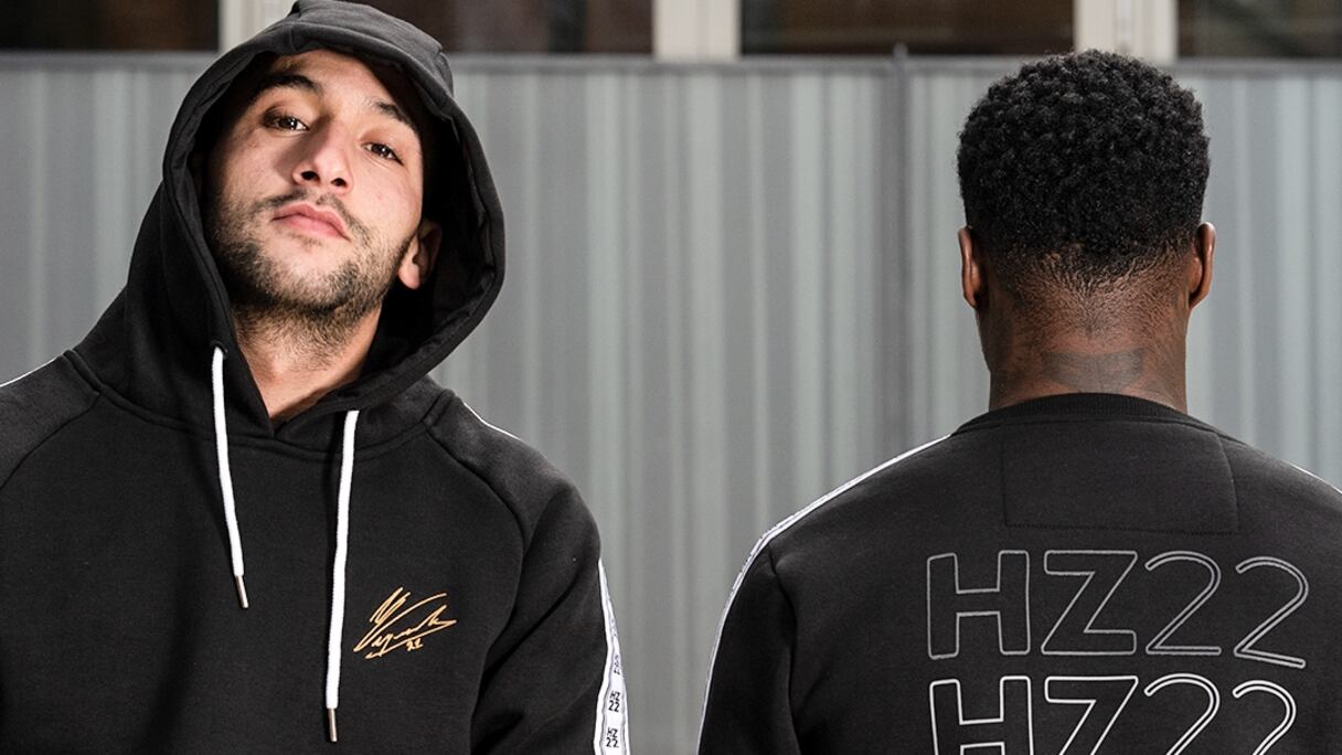 Hakim Ziyech, lors d'un entraînement avec l'Ajax Amsterdam.