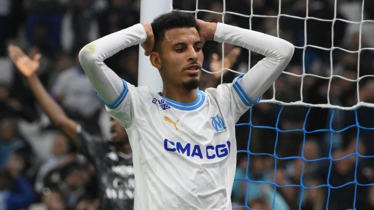 Azzedine Ounahi, joueur marocain de l'Olympique de Marseille.