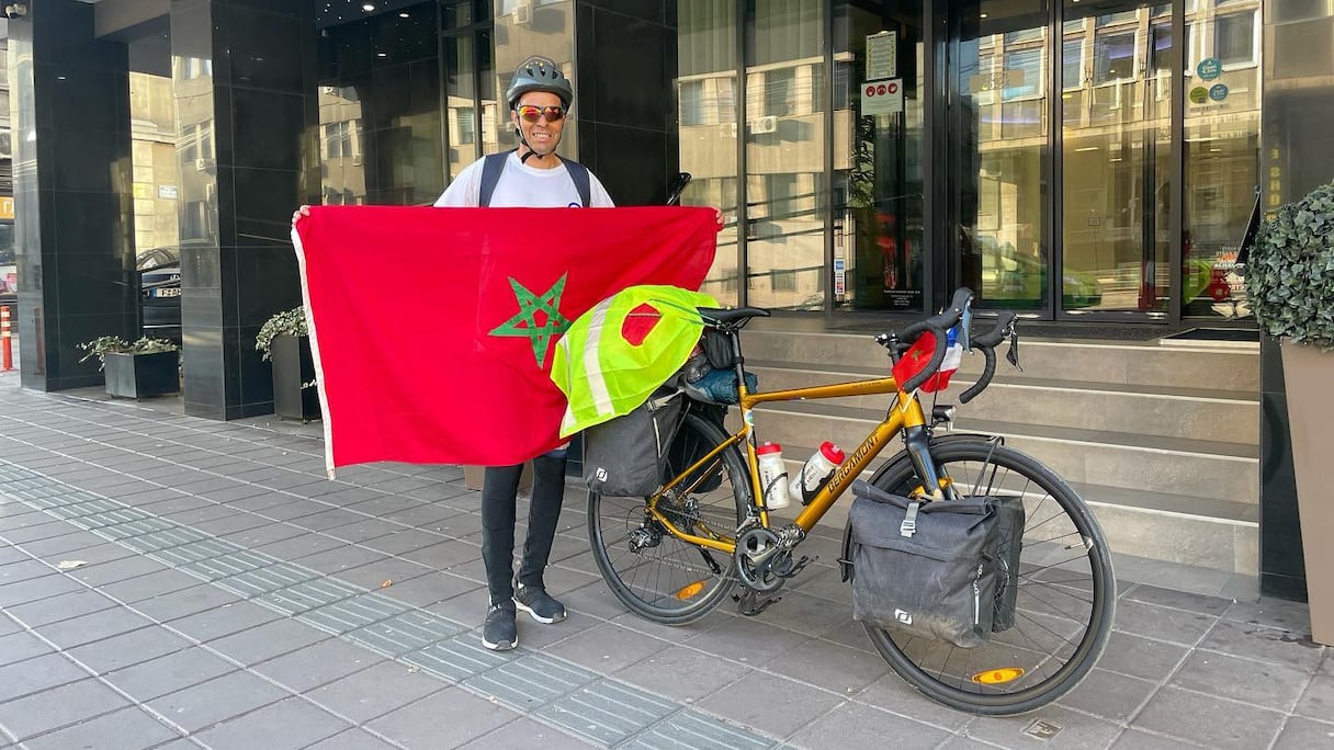 L'athlète et globe-trotteur marocain Abderrazak El-Badaoui.