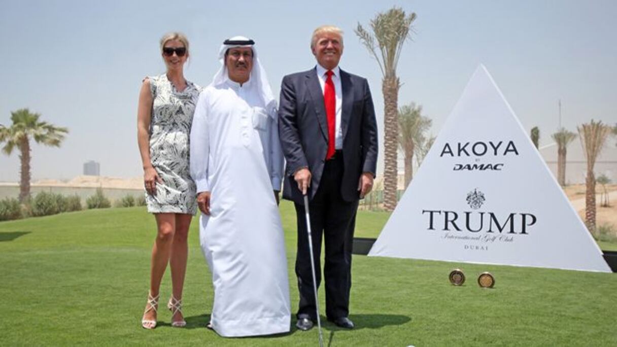 Donald Trump, lors d'une précédente visite à Dubaï.