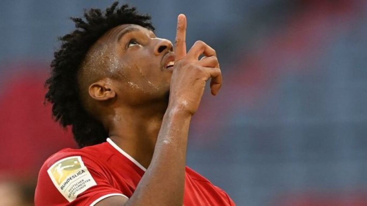 Kingsley Coman, international français du Bayern Munich.