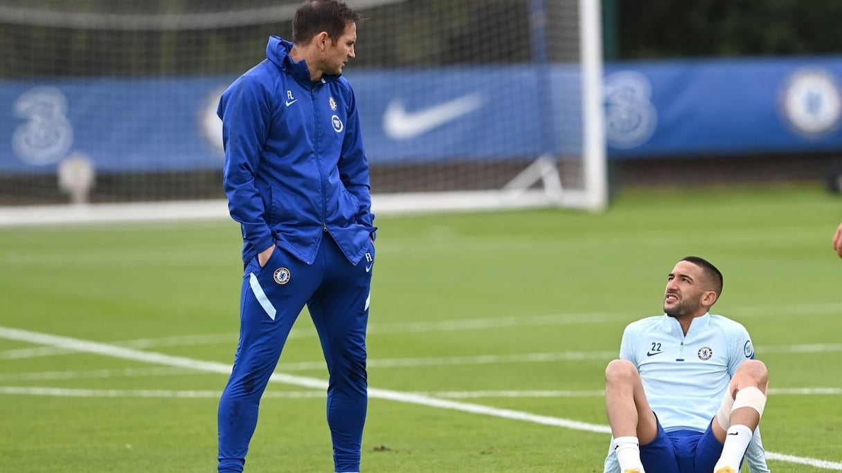 Ziyech et Franck Lampard.