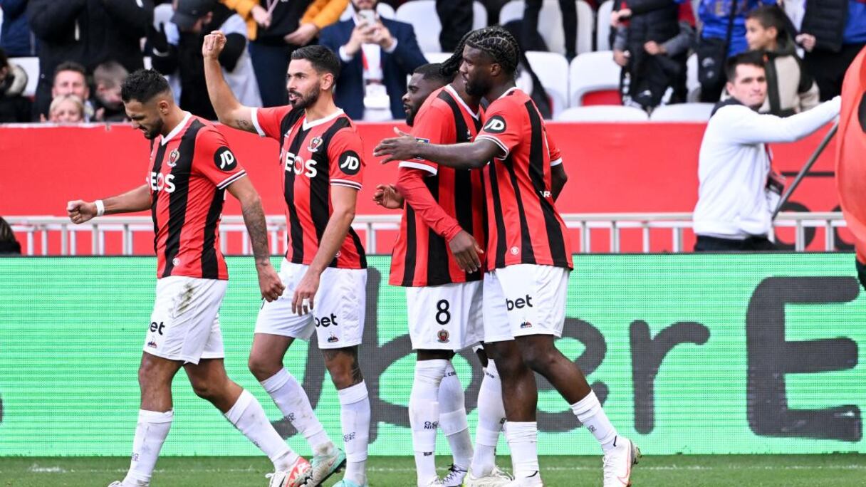 Les joueurs de l'OGC Nice.